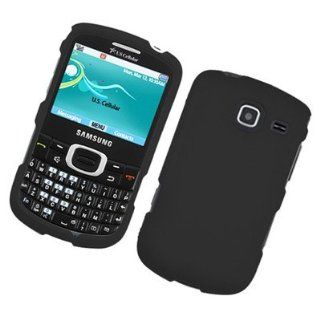 For Samsung Freeform 4/R390 Hard RUBBERIZED Case Black 
