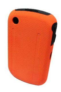 GO BC390 Protective 2 In 1 Rubberized Hard Case for BlackBerry 8520/8530   1 Pack   Retail Packaging   Orange Cell Phones & Accessories