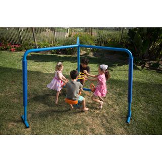 Ironkids Four Station Fun Filled Merry Go Round Ironkids Swing Sets