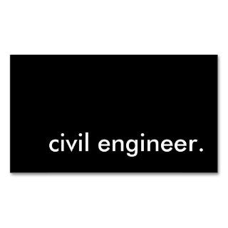 civil engineer. business card templates