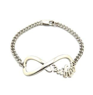 New Celebrity Fan 'SWIFTIE' Piece &4mm/7" Link Chain Fashion Bracelet XB392R Jewelry