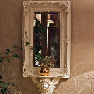 cherub shelf mirror by figa & co. ltd