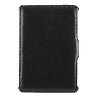 Amzer Shell Portfolio Multi Angle Folio Case Cover for Apple iPad mini   Black Leather Texture (AMZ95178) Computers & Accessories