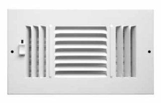 Greystone Home Products Llc Abswwh384 Wall Register 3 way 8x4   Heating Vents  