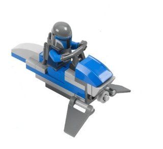 Mandalorian Trooper with Speeder Bike ~ Lego Star Wars Minifigure (Loose) Toys & Games