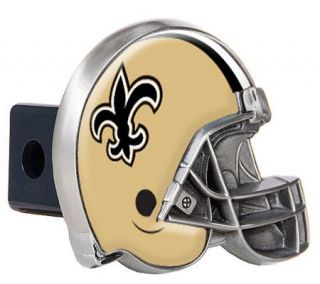 NFL New Orleans Saints Metal Helmet Trailer Hitch Cover —