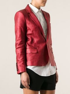 Saint Laurent Metallic Blazer   Spinnaker 101