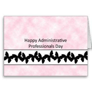 Administrative Professional Day Butterfly Border Greeting Cards
