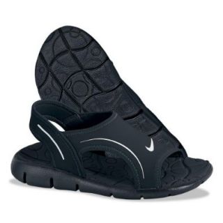 Nike Girl's Sunray 7.5 Sandal (Black/ White)   13C Shoes