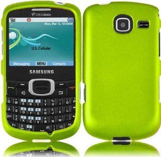 For Cricket Samsung Comment II R390 R390C Hard Cover Case Neon Green Cell Phones & Accessories