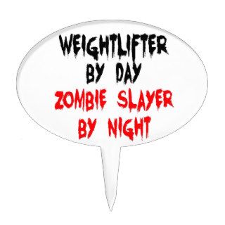 Weightlifter Zombie Slayer Cake Topper