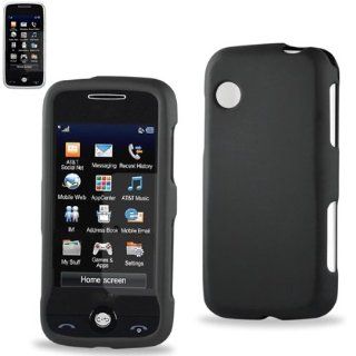 Hard Protector Skin Cover Cell Phone Case for LG Prime GS390 AT&T   BLACK Cell Phones & Accessories