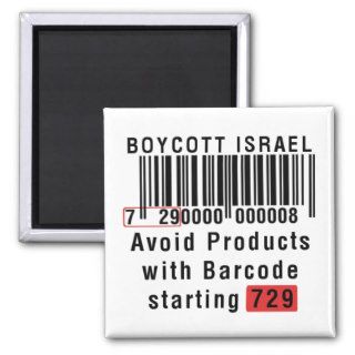 Boycott Israeli Products Refrigerator Magnets