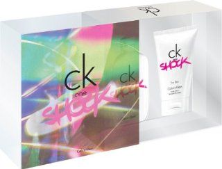 Calvin Klein Ck One Shock for Gift Set for Women (3.4 Ounce Eau de Toilette Spray, 3.4 Ounce Body Lotion)  Fragrance Sets  Beauty