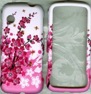 Spring Flower LG PRIME GS390 AT&T PHONE HARD SKIN COVER CASE Cell Phones & Accessories