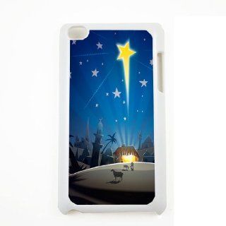 Jesus Northern Star   iPod Touch 4th Gen White Case Cell Phones & Accessories