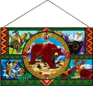 Shop Joan Baker Designs AP392 Wild America Glass Art Panel, 10 by 16 Inch at the  Home Dcor Store