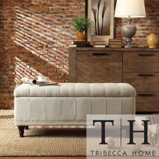 Tribecca Home Tufted Storage Bench