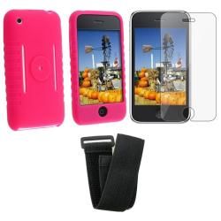 3 piece Case/ Screen Protector/ Armband for Apple iPhone 1st Generation Eforcity Cases & Holders