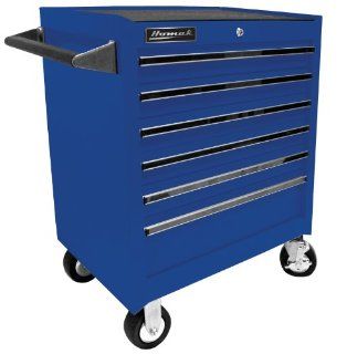 Homak BL04062601 27 Inch Professional 6 Drawer Rolling Cabinet, Blue   Tool Cabinets  