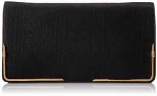 French Connection Prim Lady Clutch, Black, One Size Shoes