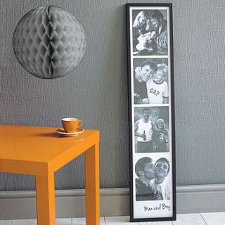 personalised giant photo booth print by the drifting bear co.