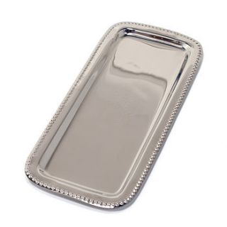 silver tray small by jodie byrne