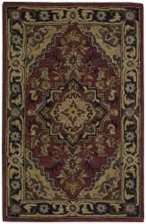 Nourison Hand tufted Caspian Red Wool Accent Rug (26 X 4)