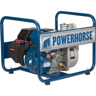 Powerhorse Semi-Trash Pump — 3in. Ports, 14,160 GPH, 5/8in. Solids Capacity, 208cc Powerhorse Engine  Engine Driven Semi Trash Pumps
