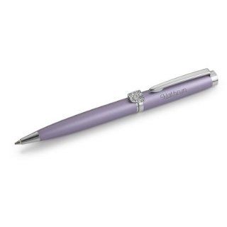 Personalized Lilac Butterfly Bling Pen  Rollerball Pens 