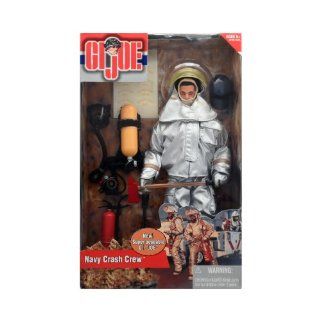 G.I Joe Navy Crash Crew Fire Fighter in Fireproof Suit 12 Inch Action Figure Toys & Games