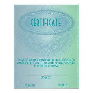 Custom  Certificate Letterhead Design