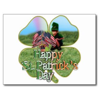 Irish American Leprechaun Post Card