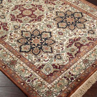 Hand knotted Legacy Collection Wool Rug (79 X 99)