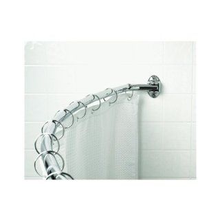 ZENITH PRODUCTS 72" Chrome Adjustable Curved Shower Rod