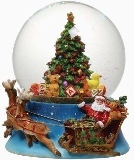 Shop 6.5" Musical Santa Claus & Christmas Tree Snow Globe Glitterdome at the  Home Dcor Store. Find the latest styles with the lowest prices from Roman