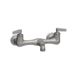 Kohler K 8924 cp Polished Chrome Knoxford Service Sink Faucet With 2 Spout Reach And Lever Handles
