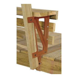 2x4 Basics Dekmate Bench Brackets — 2-Pk., Model# 90176MI  Benches