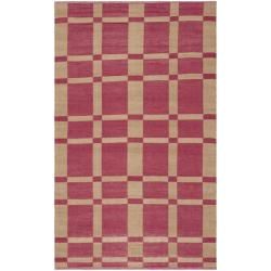 Handmade Thom Filicia Chatam India Red Outdoor Rug (2 X 8)