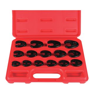 Astro Pneumatic Crowfoot Wrenches — 15-Pc. Set, Metric, Model# 7115  Crowfoot