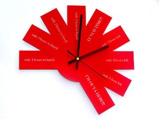 office clock by jenny walsh design