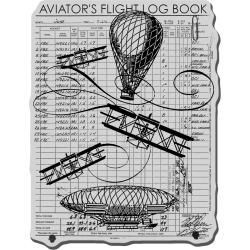 Stampendous Cling Rubber Stamp flying Machines