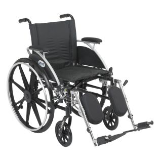 Viper 18 inch Wide Wheelchair With Various Flip back Desk Arms And Front Riggings