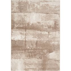 Meticulously Woven Beige Saray Abstract Rug (710 X 10)