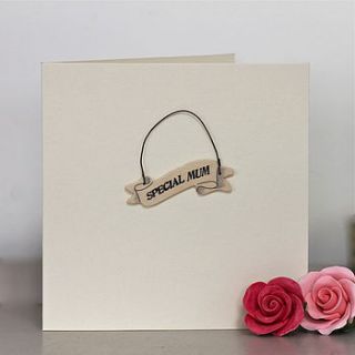 'special mum' handmade card by chapel cards