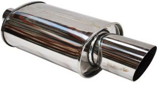 Tanabe TUN404 100mm Tip Hyper Medalion Oval Cannister Universal Muffler Automotive