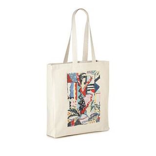 flamenco canvas tote bag by collier campbell