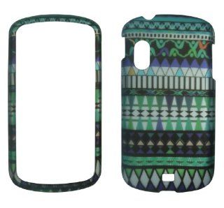 Tribal Pattern Turquoise Stratosphere i405 /Galaxy Metrix 4G Case Cover Hard Phone Case Snap on Cover Rubberized Touch Protector Faceplates Cell Phones & Accessories