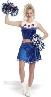 Womens Lg (10 12) Velvet Patriotic Cheerleader Costume Clothing
