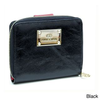 Anais Gvani Genuine Italian Leather Block color And Zip around Wallet